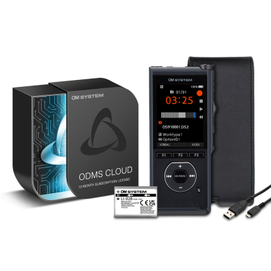 Enregistreur vocal OM SYSTEM DS-9100 Standard Kit