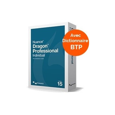 Dragon Professional Individual (DPI) avec dictionnaire BTP