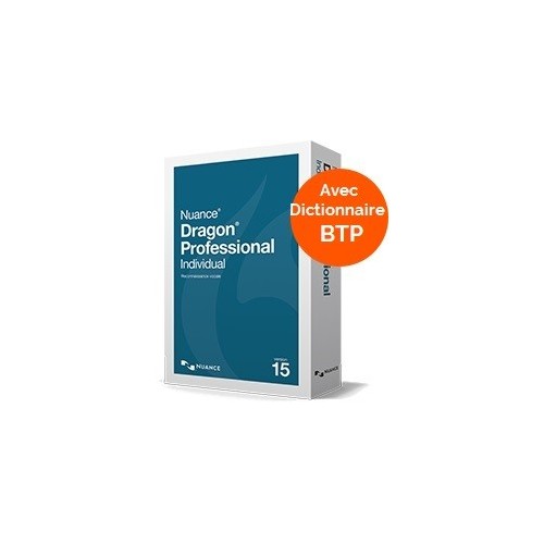 Dragon Professional Individual (DPI) avec dictionnaire BTP Dragon Professional Individual (DPI) avec dictionnaire BTP