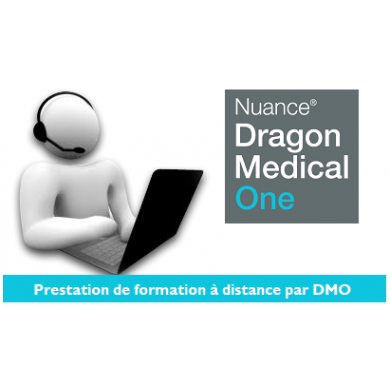Prestation de formation à distance Dragon Medical One (DMO)
