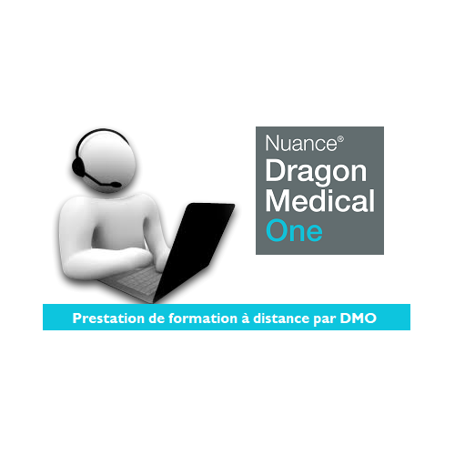 Prestation de formation à distance Dragon Medical One (DMO)