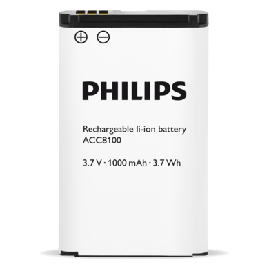 Philips ACC8100 Batterie rechargeable pour dictaphone 
