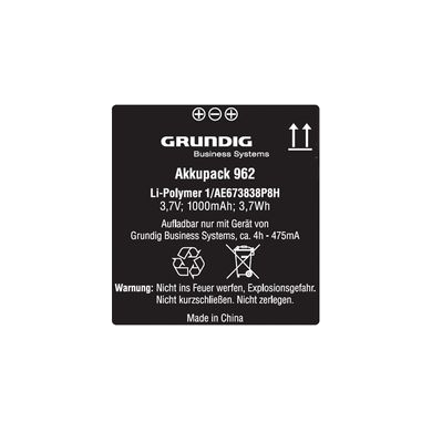 Batterie Grundig 962